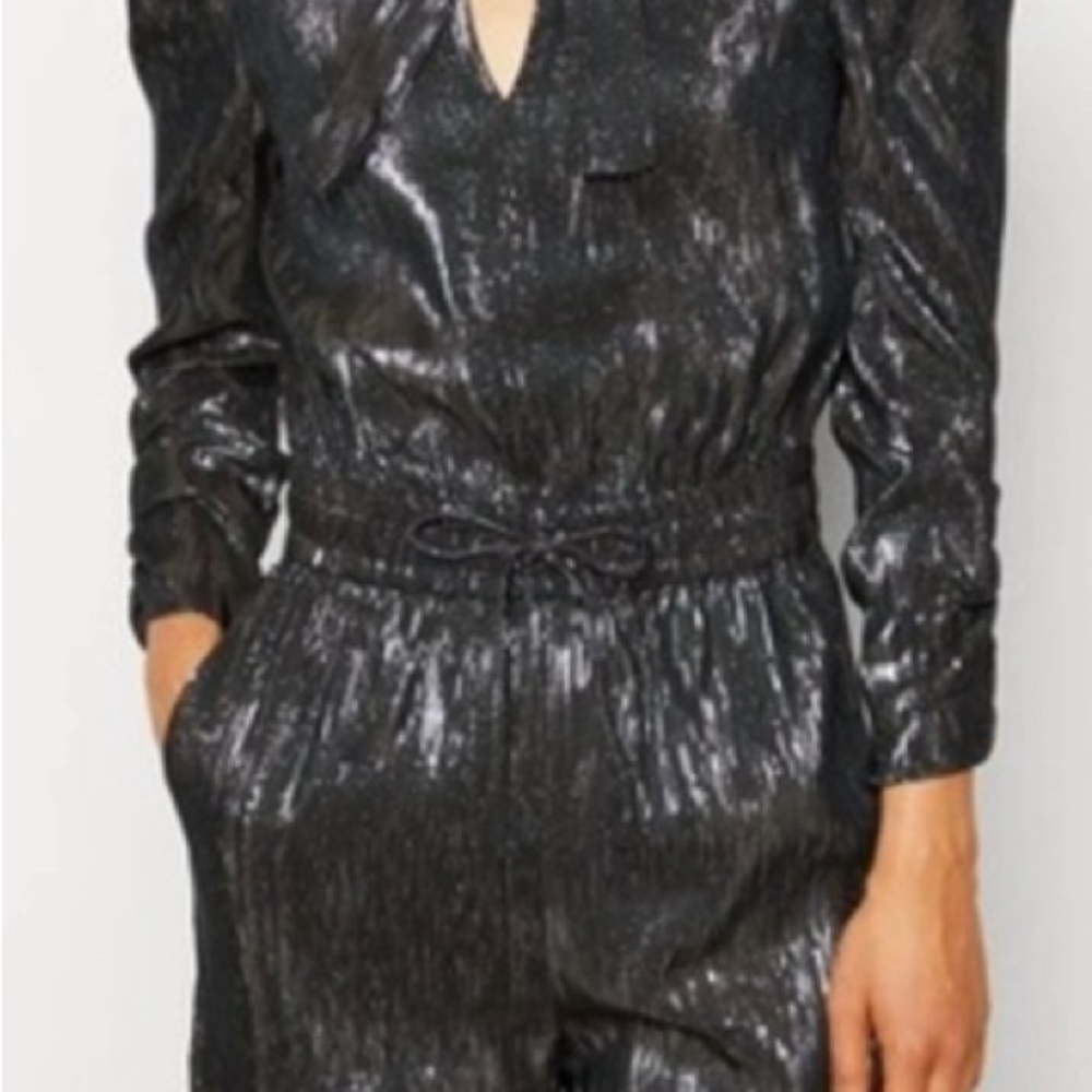 Scotch & Soda Black Shimmer Jumpsuit